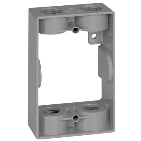 sigma electric 1 gang rectangle metal weatherproof electrical box cover|sigma 1 gang box cover.